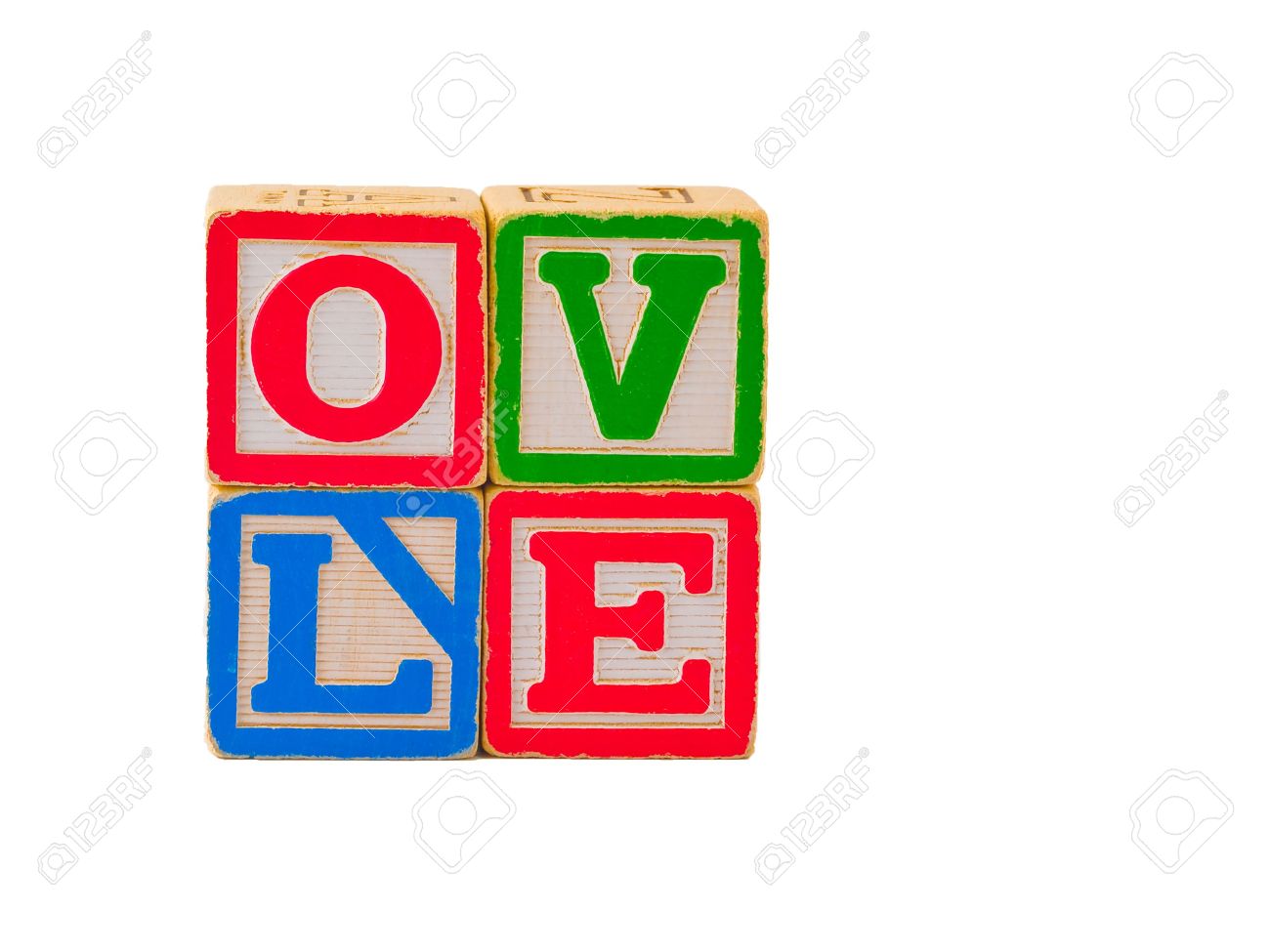 1300x975 Love Block Word Clipart