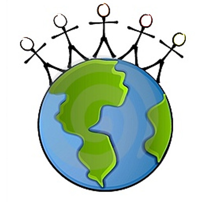 400x400 Clip Art Of The World