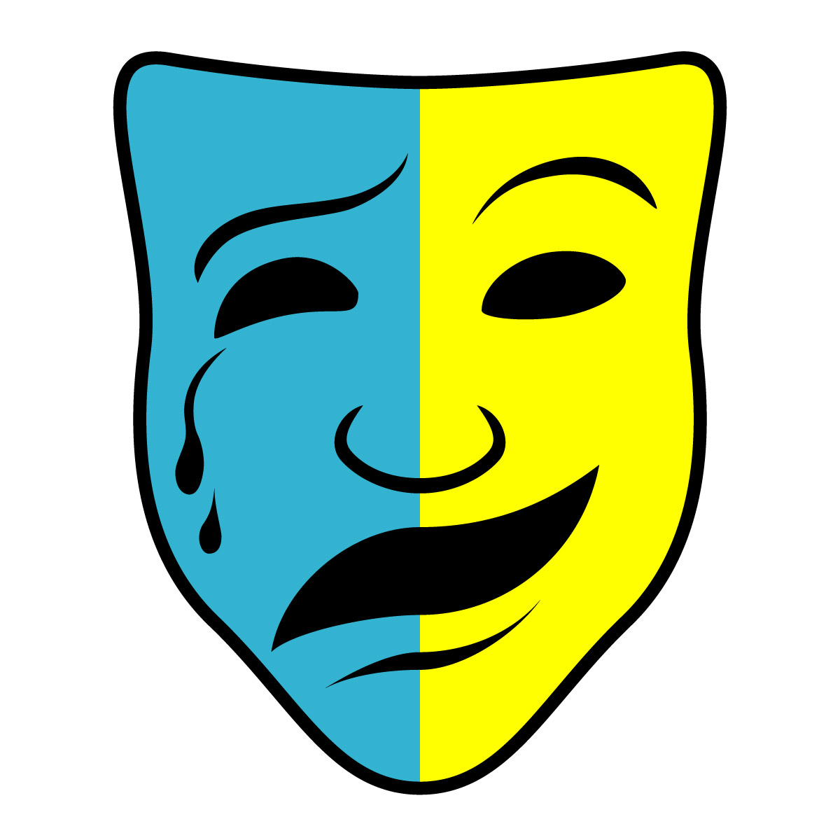 1200x1200 Clipart Comedy Mask Tragedy