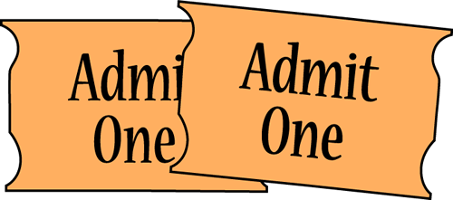 500x221 Theatre Ticket Cliparts 267473