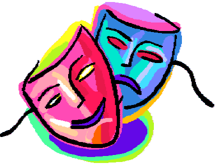 433x328 Theatre Mask Clipart