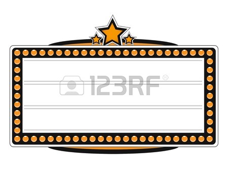 450x337 3,499 Theater Marquee Cliparts, Stock Vector And Royalty Free