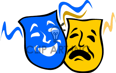 373x236 Royalty Free Eps 3 Drama Masks 140015 Clip Art Images