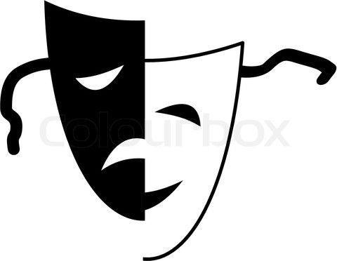 480x372 The Best Drama Masks Ideas Theater Mask Tattoo