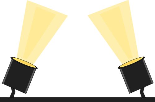 500x329 Free Clip Art Spotlight Clipartix