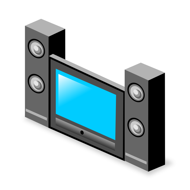 800x800 Home Theatre Clip Art Cliparts
