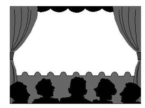 485x360 Theatre Borders Clipart
