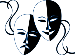 299x219 Theatre Masks Png, Svg Clip Art For Web