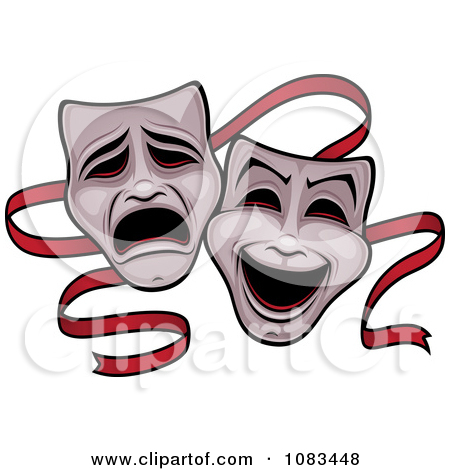 450x470 Mask Clipart Theatre Mask Comedy Tragedy
