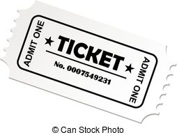 254x194 Clipart Theatre Ticket