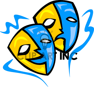318x296 Masks Clipart Kid Drama