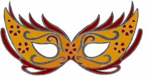 299x153 Masquerade Mask Clip Art