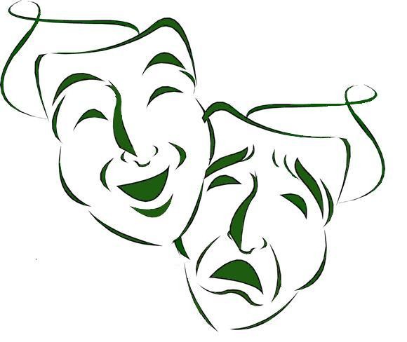 580x488 Clipart Drama Masks