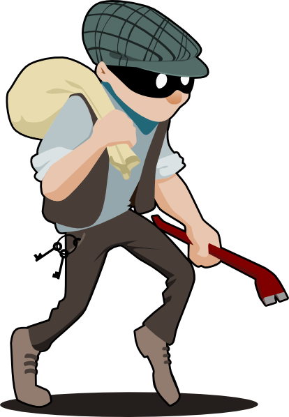 414x598 Burglar Clip Art