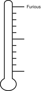 153x294 Blank Thermometer Clip Art