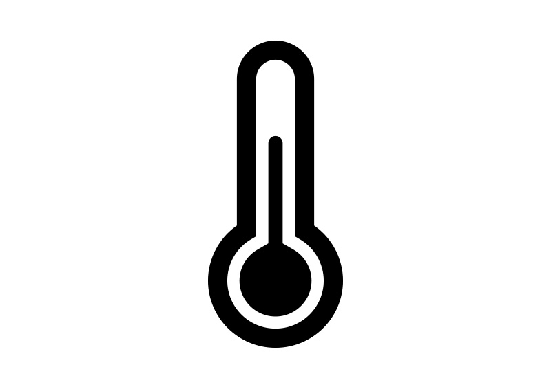 800x566 Simple Thermometer Icon