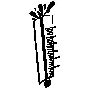300x300 Thermometer Bursting Clipart