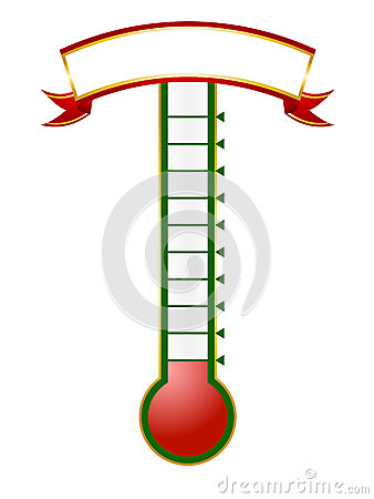 338x450 Fundraising Thermometer Clip Art