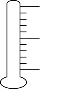 216x297 Blank Thermometer Clip Art
