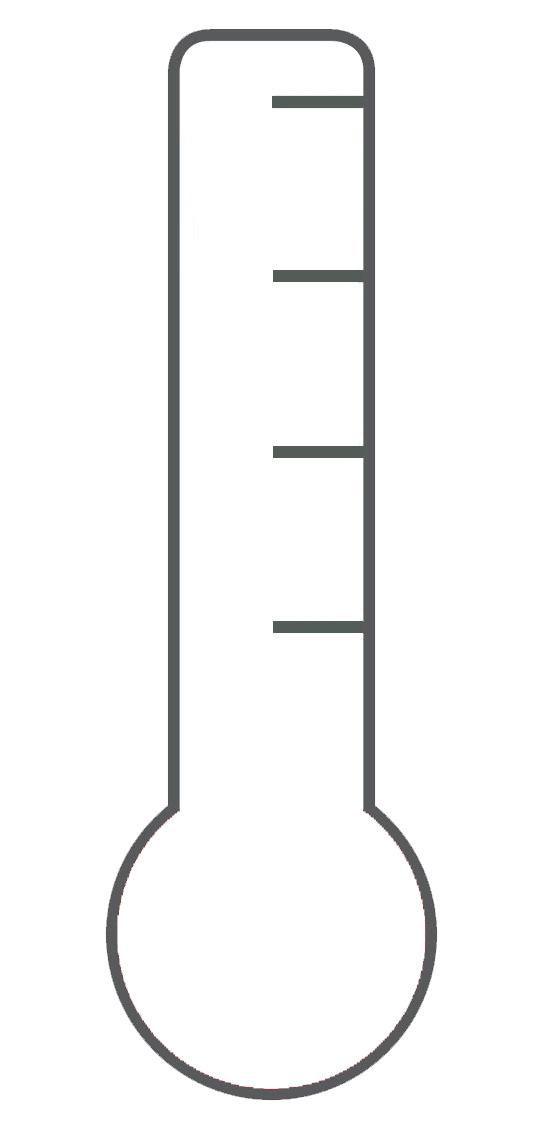 554x1124 Black And White Thermometer Clip Art