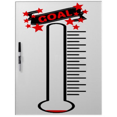 400x400 Re Useable Thermometer Dry Erase Board