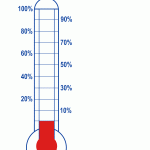 150x150 Thermometer Template, Fundraising, Goal, Blank Amp Printable