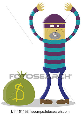 336x470 Clipart Of Thief