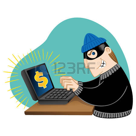 450x450 Computer In Bank Clipart