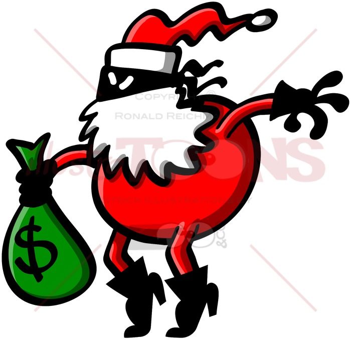 700x678 Thief Disguised As Santa Claus