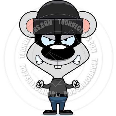 460x460 Cartoon Angry Thief Mouse By Cory Thoman Toon Vectors Eps
