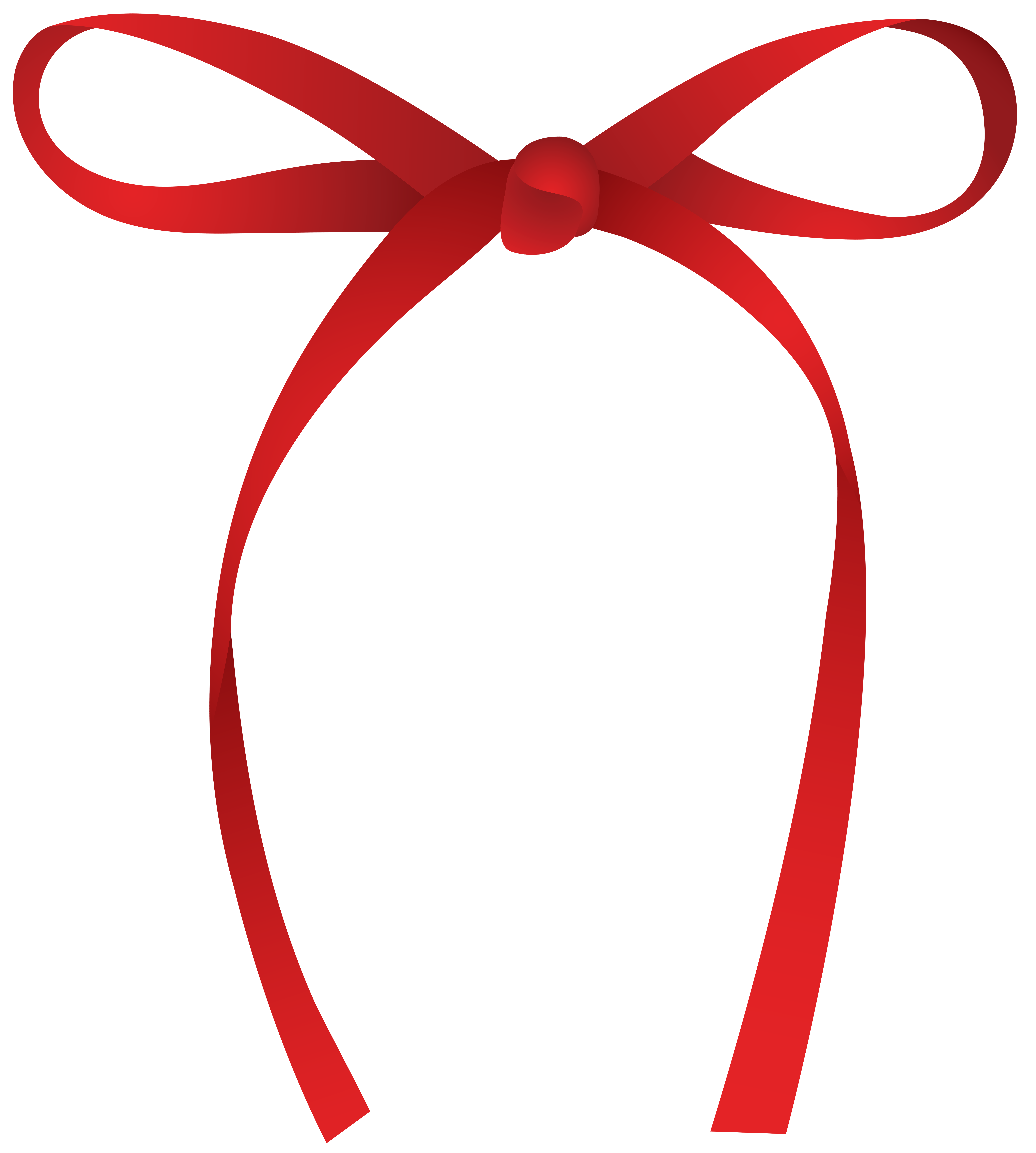 7189x8000 Thin Red Ribbon Png Clip Art