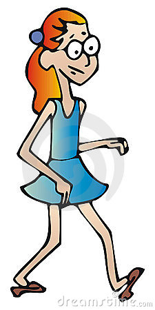 225x450 Thin Woman Clipart