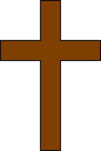 198x296 Brown Cross Clipart 2636422