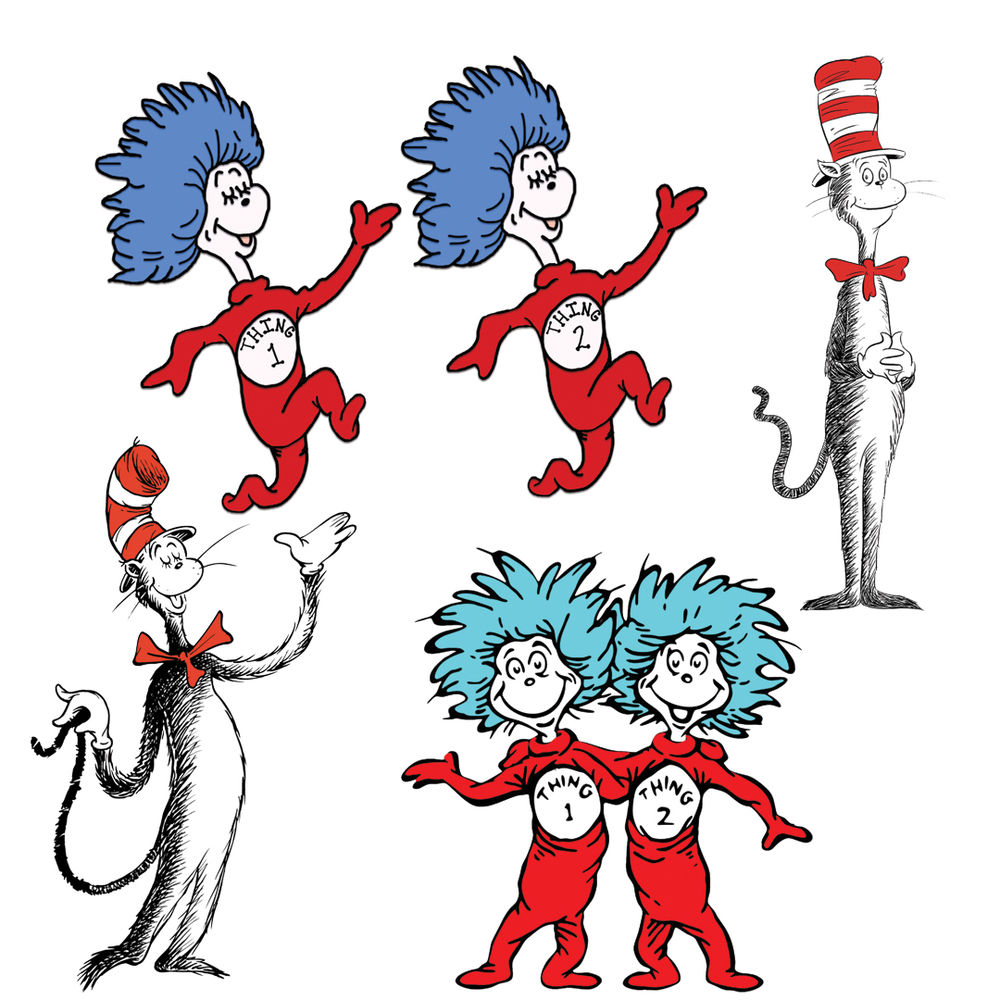 Thing 1 And Thing 2 Clipart | Free download on ClipArtMag