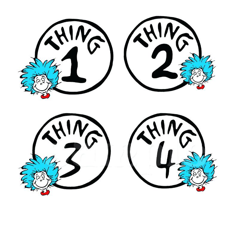 Thing 1 And Thing 2 Logo | Free download on ClipArtMag