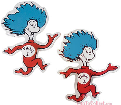412x356 Thing 1 And Thing 2 Black And White Clipart