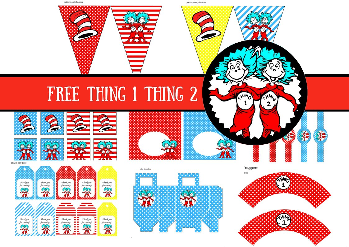 1123x794 Twins Clipart Dr Seuss Birthday