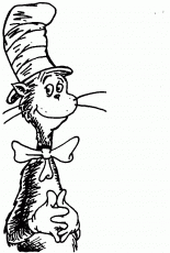 155x230 Cat In The Hat Thing 1 And Thing 2 Coloring Pages