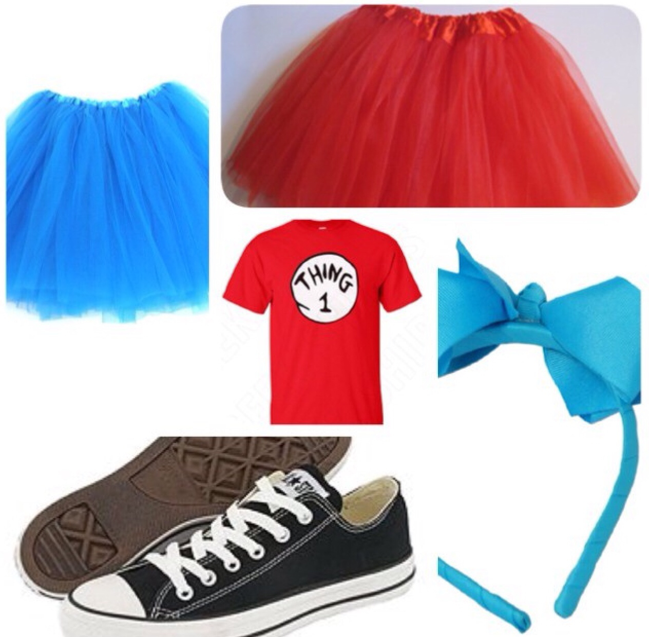 1264x1240 Thing One And Thing Two Costume Diy Costumes