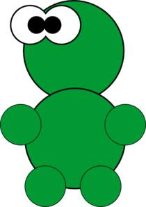 210x298 Little Green Thing Clip Art