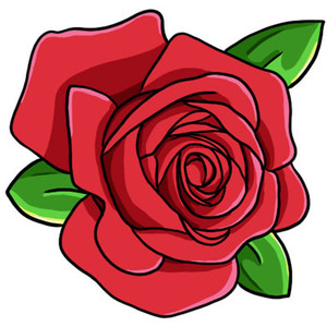300x300 Rose Drawings Cliparts 252185