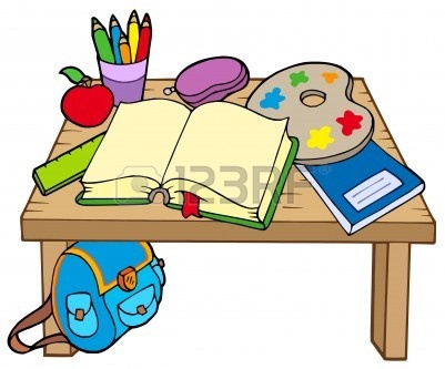 401x333 School Things Clipart