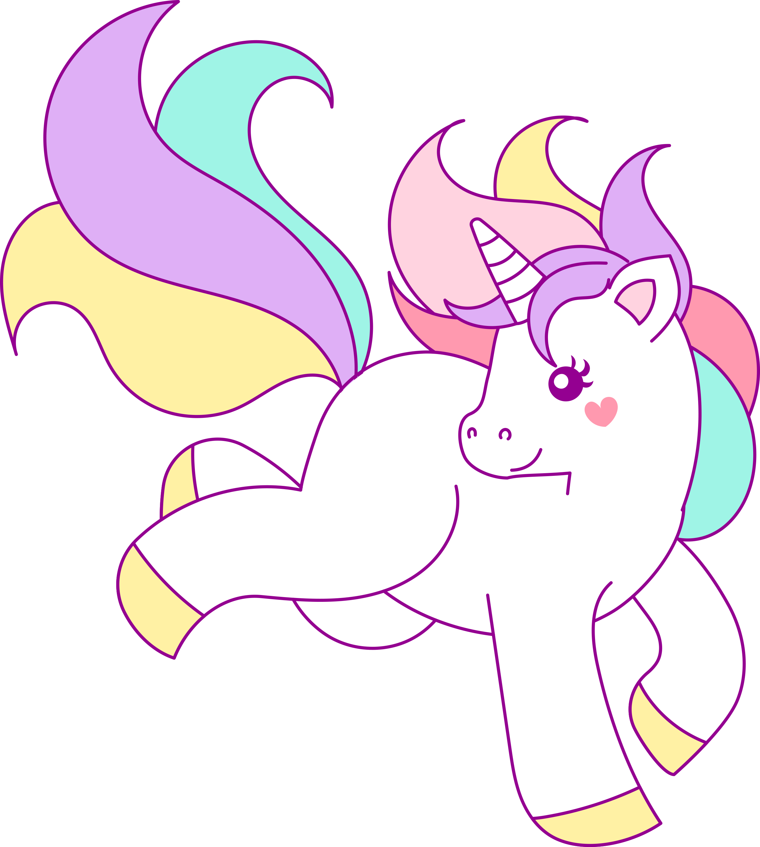 2570x2864 Unicorn Clip Art