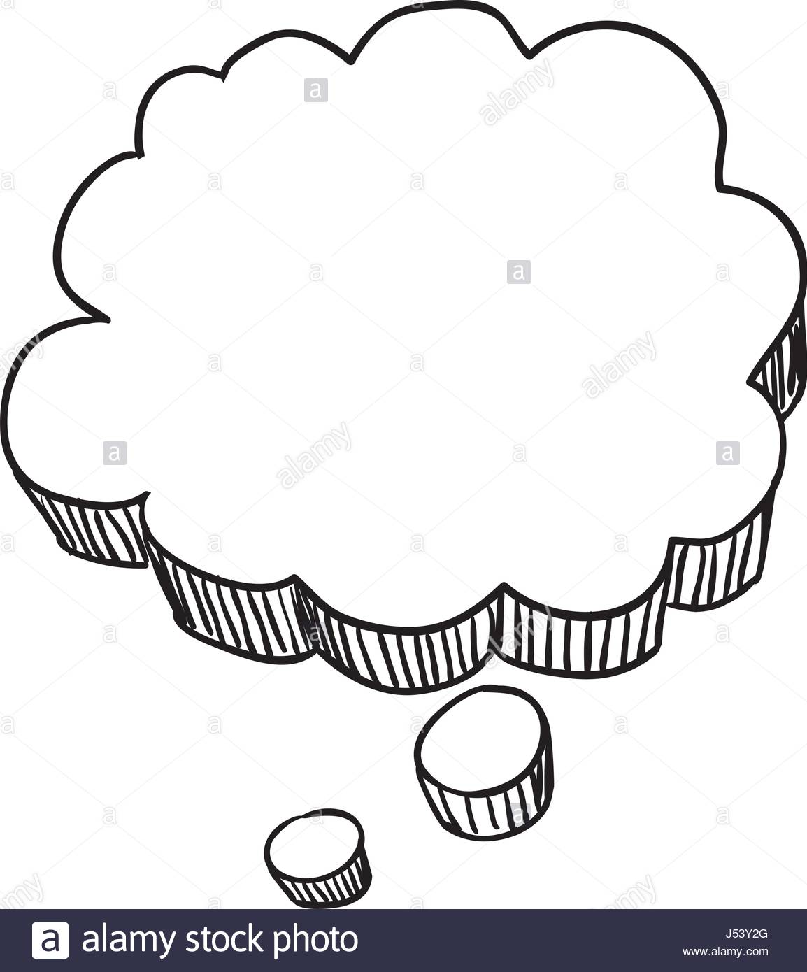 1154x1390 Thought Bubble Doodle Stock Vector Art Amp Illustration, Vector