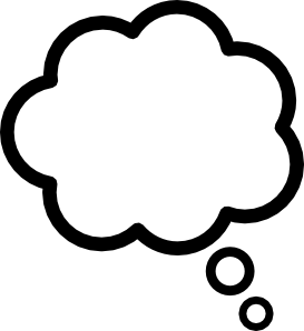 273x298 Thought Cloud Png, Svg Clip Art For Web