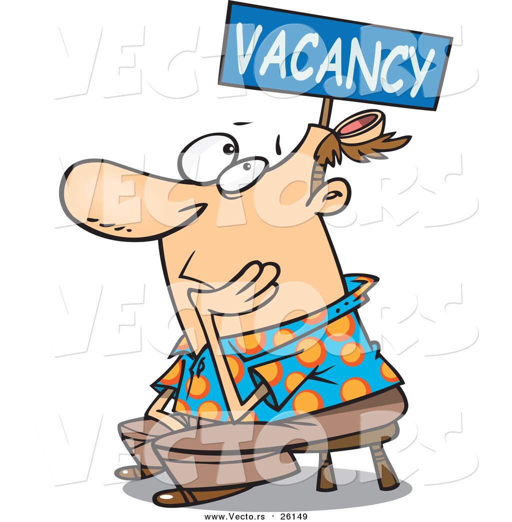 1024x1044 Vector Of A Sitting White Man With A Vacant Brain By Toonaday