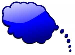 300x221 Blue Speech Bubble Clip Art Download