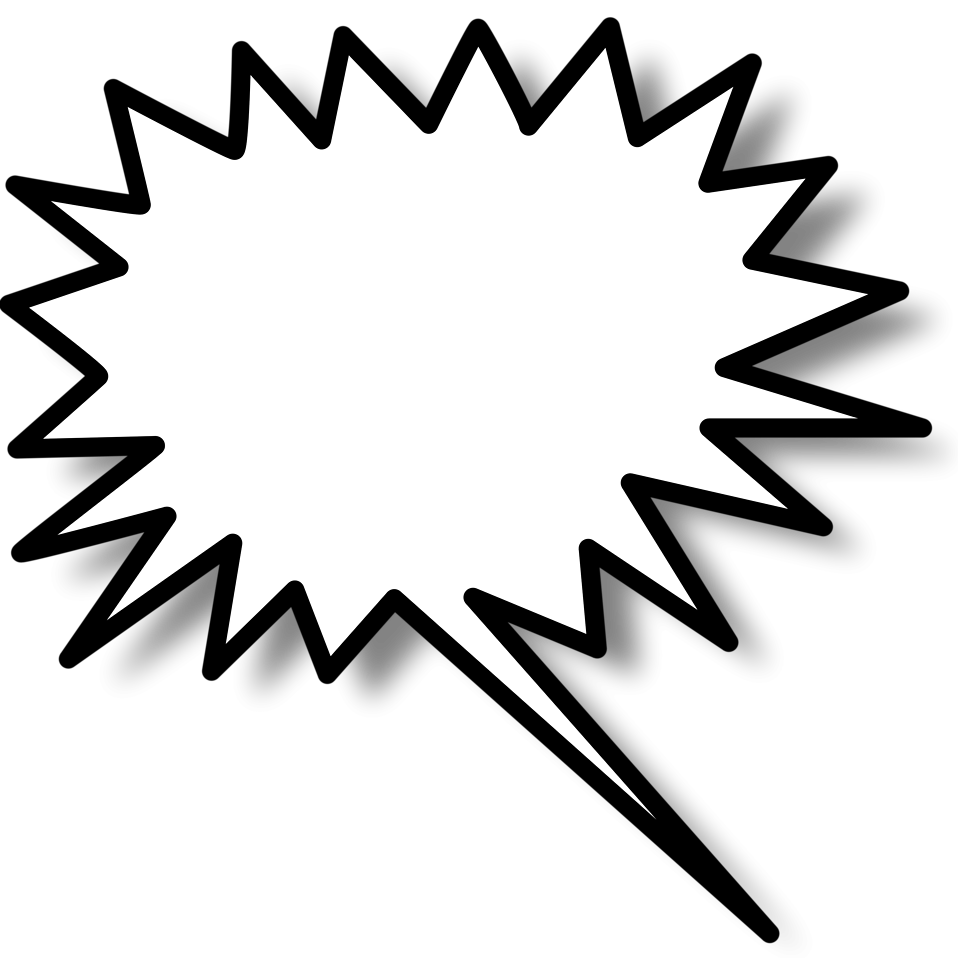 958x958 Speech Bubble Free Stock Photo Illustration Of A Blank Cartoon