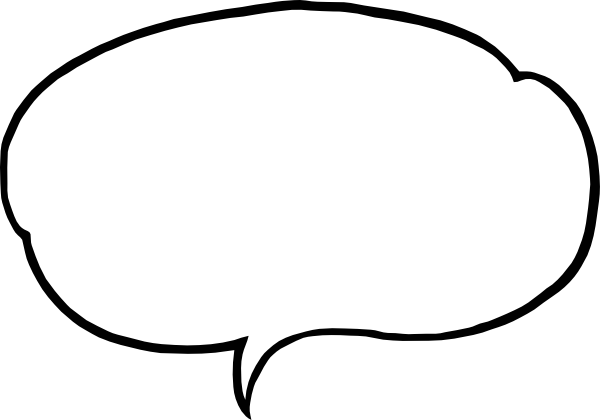 600x420 Speech Bubble Clip Art