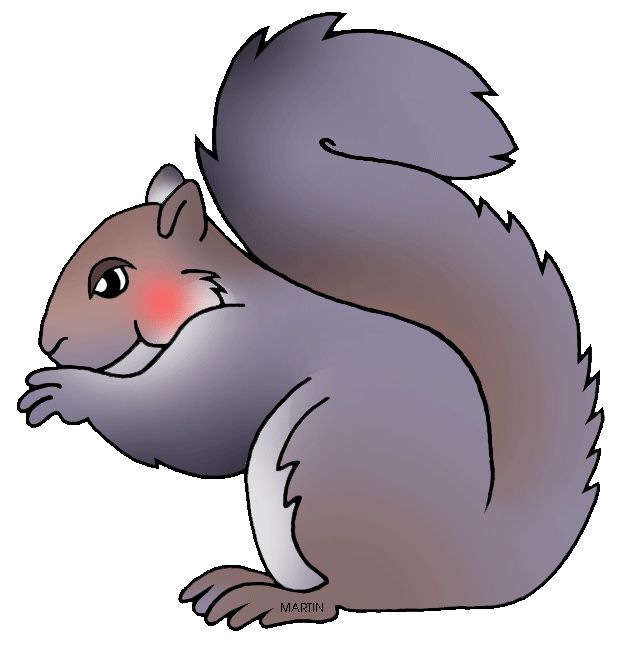 639x648 Squirrel Clipart Animal Thinking